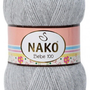 Fir de tricotat sau crosetat - Fire tip mohair din acril Nako Baby Bebe 100 GRI 195
