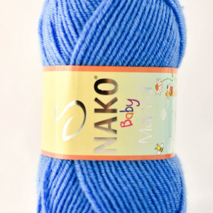 Fir de tricotat sau crosetat - Fire tip mohair din acril Nako Baby MARVEL BLEO 1256
