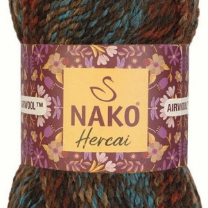 Fir de tricotat sau crosetat - Fire tip mohair din acril NAKO HERCAI DEGRADE 7257