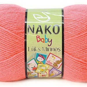 Fir de tricotat sau crosetat - Fire tip mohair din acril NAKO LUKS MINNOS FREZ 11198