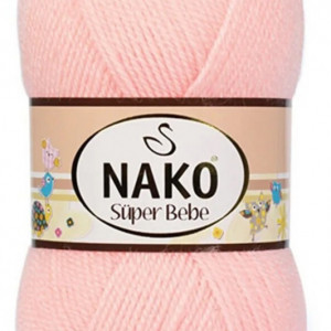 Fir de tricotat sau crosetat - Fire tip mohair din acril Nako SUPER BEBE FREZ 11935