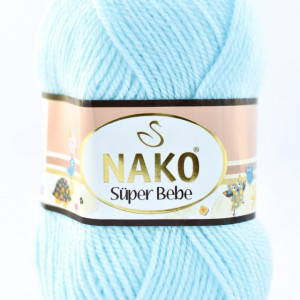 Fir de tricotat sau crosetat - Fire tip mohair din acril Nako SUPER BEBE BLEO 23072