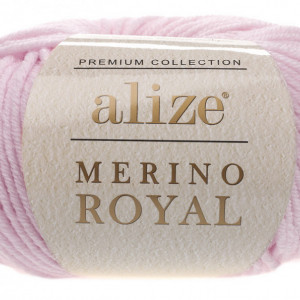 Fir de tricotat sau crosetat - Fire tip mohair din lana 100%, ALIZE MERINO ROYAL ROZ 31