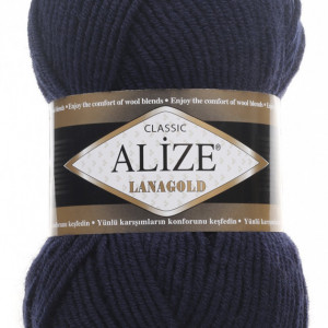 Fir de tricotat sau crosetat - Fire tip mohair din lana 49% si acril 51% Alize Lanagold Bleomaren 58