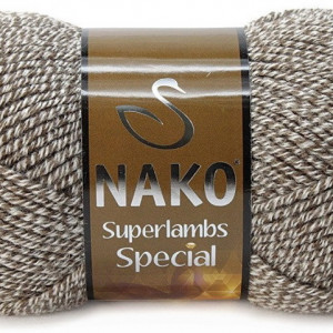 Fir de tricotat sau crosetat - Fire tip mohair din lana 50% si acril 50% Nako Superlambs Special 21264