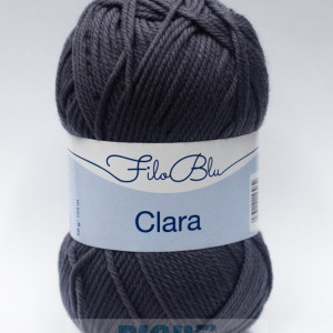 Fir de tricotat sau crosetat - Fire tip mohair din poliester Filo Blu - Clara 17