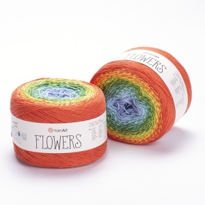 Fir de tricotat sau crosetat - Fire YARNART FLOWERS COD 255