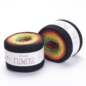 Fir de tricotat sau crosetat - Fire YARNART FLOWERS COD 267