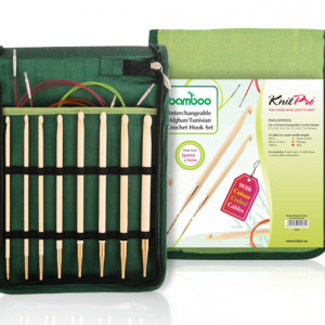 KnitPro BAMBOO - set crosete un singur capat tip TUNISIAN - Img 3