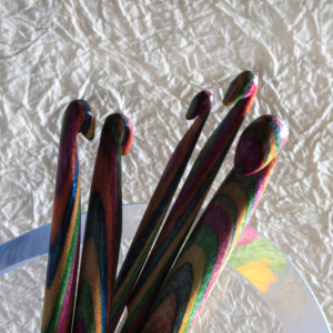 KnitPro SYMFONIE WOOD - set crosete un singur capat - Img 3