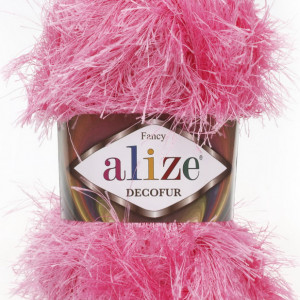 Fir de tricotat sau crosetat - FANCY - ALIZE DECOFUR ROZ 98