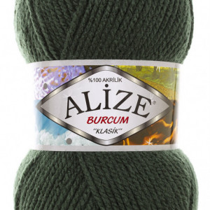 Fir de tricotat sau crosetat - Fir ACRILIC ALIZE BURCUM KLASIK VERDE 469