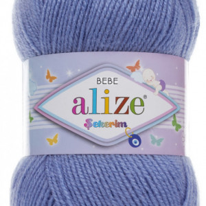 Fir de tricotat sau crosetat - Fir ACRILIC ALIZE SEKERIM BEBE BLEO 112