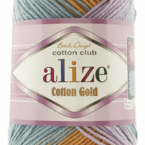 Fir de tricotat sau crosetat - Fir ALIZE COTTON GOLD BATIK - DEGRADE 7794