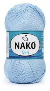 Fir de tricotat sau crosetat - Fir BUMBAC 100% NAKO MIA BLEO 1843