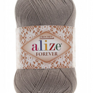 Fir de tricotat sau crosetat - Fir microfibra ALIZE FOREVER GRI 459