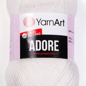 Fir de tricotat sau crosetat - Fire acril anti pilling YARNART ADORE COD 357