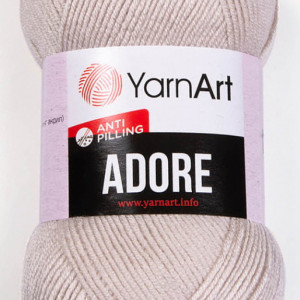 Fir de tricotat sau crosetat - Fire acril anti pilling YARNART ADORE COD 367