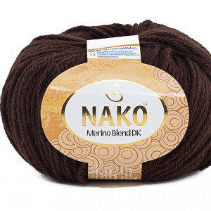 Fir de tricotat sau crosetat - Fire din lana 100% Nako Merino Blend DK - MARO COD 282
