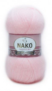 Fir de tricotat sau crosetat - Fire tip mohair acril NAKO ANGORA LUKS ROZ 11502