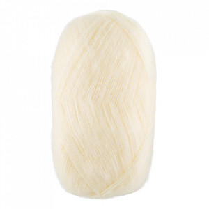 Fir de tricotat sau crosetat - Fire tip mohair acril NAKO MOHAIR DELICATE - CREAM COD 6103 / 256 - Img 2