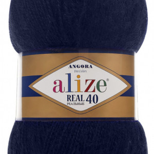 Fir de tricotat sau crosetat - Fire tip mohair din acril Alize Angora Real 40 Bleomaren 58