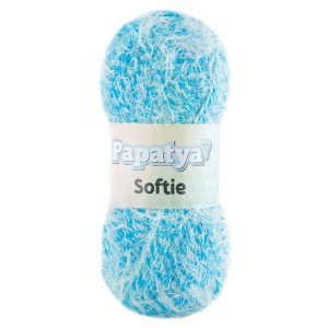 Fir de tricotat sau crosetat - Fire tip mohair din acril Kamgarn Papatya Softie Degrade 712