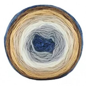 Fir de tricotat sau crosetat - Fire tip mohair din acril Kamgarn Papatya CAKE degrade 231