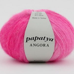 Fir de tricotat sau crosetat - Fire tip mohair din acril Kamgarn Papatya Angora degrade 05