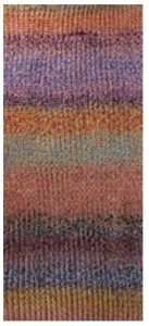 Fir de tricotat sau crosetat - Fire tip mohair din acril NAKO HERCAI DEGRADE 28179 - Img 2