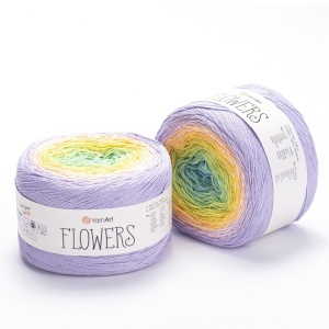 Fir de tricotat sau crosetat - Fire YARNART FLOWERS COD 285