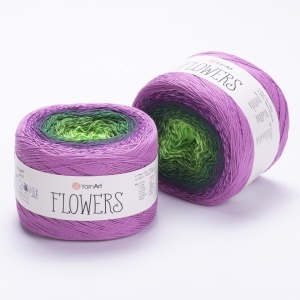 Fir de tricotat sau crosetat - Fire YARNART FLOWERS COD 313