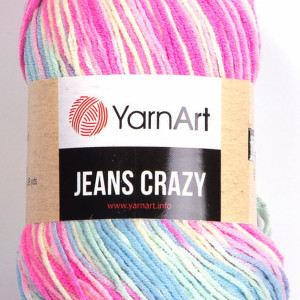 Fir de tricotat sau crosetat - Fire YARNART JEANS CRAZY COD 7205