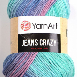 Fir de tricotat sau crosetat - Fire YARNART JEANS CRAZY COD 8203