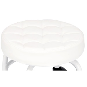 Scaun Jos Pedichiura, cu 4 Roti, Green Studio Pro, Alb - Img 3