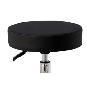 Scaun Cosmetica, Ergonomic, Reglabil, cu 5 roti, Green Studio Pro, Negru - Img 2