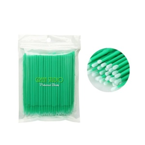 100 Buc x Microbrush extensii gene, verde