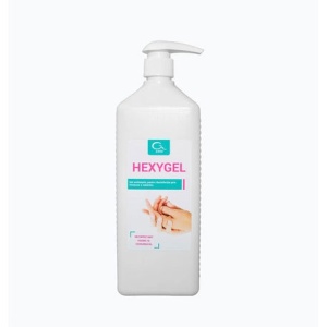 Hexy Gel, 1 litru, gel dezinfectant maini, gata de utilizare