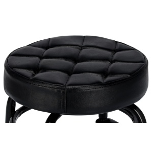 Scaun Jos Pedichiura, cu 4 Roti, Green Studio Pro, Negru - Img 3