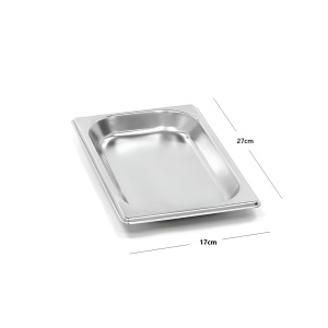 Set 2 Tavite Inox pentru instrumente, 27x17cm, Green Studio Pro - Img 2