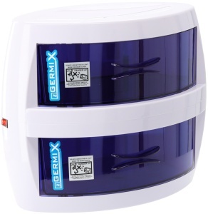 Sterilizator XXL UV cu 2 sertare, 40x24x33cm, Green Studio Pro ST-U03X2 - Img 3