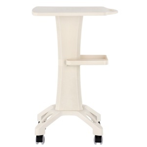 Ucenic PVC Alb Neutru cu role pentru Combina Cosmetica, Masa Aparatura Salon Green Studio Pro GSU-01 - Img 2
