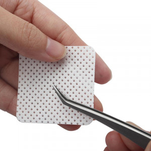 Șervețele textile curățare adeziv si instrumente gene, 200 buc