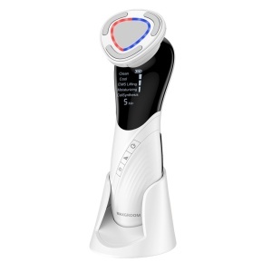 Aparat Profesional 9-in-1 pentru ten, EMS, vibratii sonice, fototerapie, Termoterapie, incarcare USB-C, MaxGroom D849