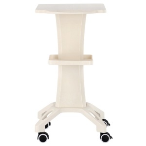 Ucenic PVC Alb Neutru cu role pentru Combina Cosmetica, Masa Aparatura Salon Green Studio Pro GSU-01 - Img 3