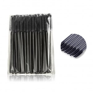 Periuțe mascara extensii gene, 50 buc