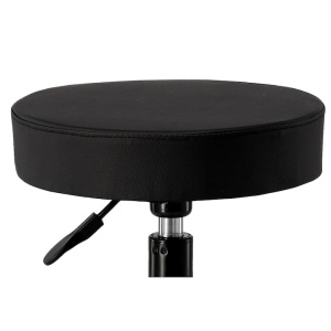 Scaun Cosmetica, Ergonomic, Reglabil, cu 5 roti, Green Studio Pro, Negru - Img 2