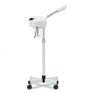 Vapozon Profesional, aburi si ozon, picior si inaltime reglabila, Green Studio Pro GS-V5, alb