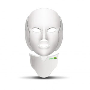 Masca Cosmetica Terapie LED pentru fata, anti-acnee, anti-riduri, Green Studio GS48