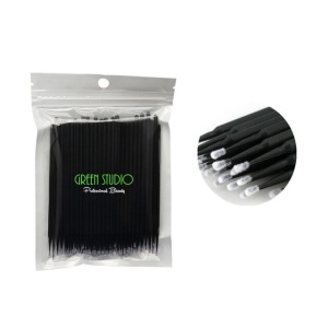 100 Buc x Microbrush extensii gene, negru